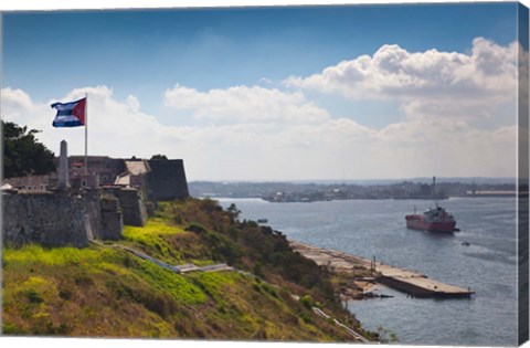 Framed Cuba, Havana, La Cabana, Fortification Print