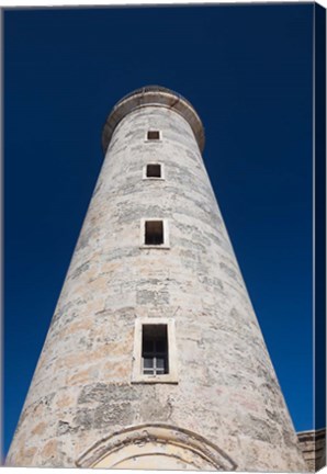 Framed Cuba, Havana, Morro Castle lighthouse Print