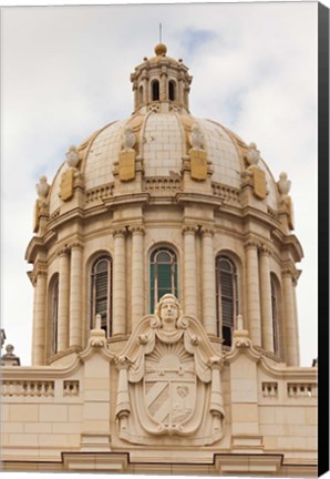 Framed Cuba, Havana, Museo de la Revolucion, dome Print