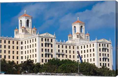 Framed Cuba, Havana, Vedado, Hotel Nacional, exterior Print