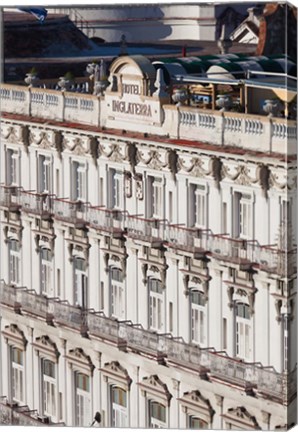 Framed Cuba, Havana, View of the Hotel Inglaterra Print