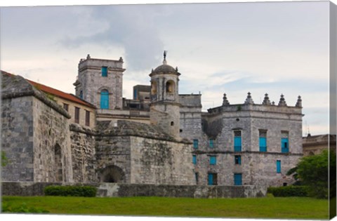 Framed El Morro Castle, fortification, Havana, UNESCO World Heritage site, Cuba Print