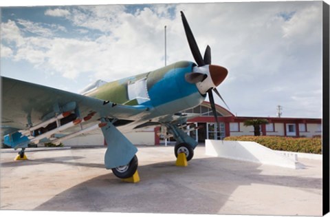 Framed Cuba, Bay of Pigs, Cuban Hawker Fury war plane Print