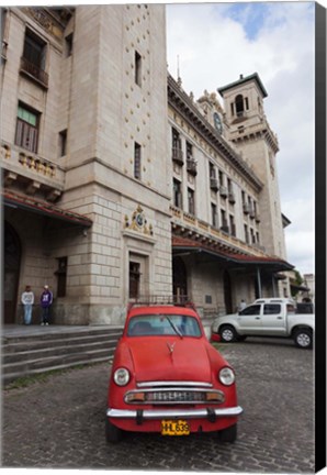 Framed Cuba, Havana, Central Train Station Print