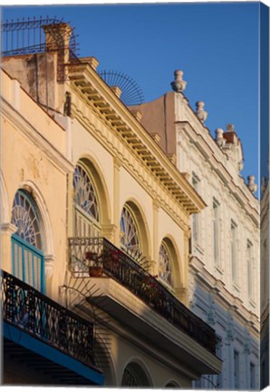 Framed Cuba, Havana, Havana Vieja, Plaza Vieja buildings Print