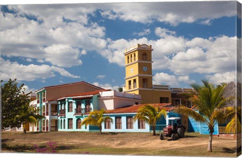 Framed Cuba, Trinidad, Hotel Brisas Trinidad del Mar Print