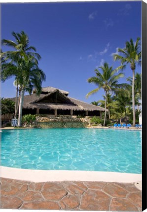 Framed Dominican Republic, Viva Wyndham Dominicus Beach Print