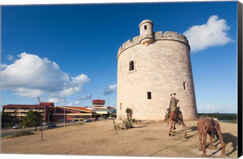 Framed Cuba, Matanzas Province, Varadero, Tower Print