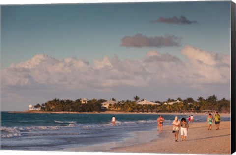 Framed Cuba, Varadero, Varadero Beach, sunset Print