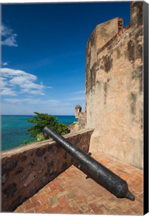 Framed Dominican Republic, Puerto Plata Fuerte de San Felipe Print