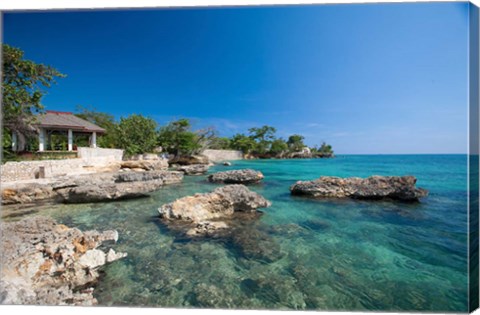 Framed Bluefields, Jamaica Southwest Coast Print