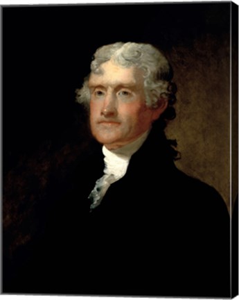 Framed Thomas Jefferson (color) Print