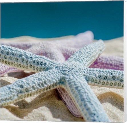 Framed Colored Stars Print