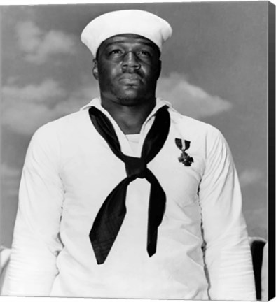 Framed Doris Dorie Miller, a Cook in the US Navy Print