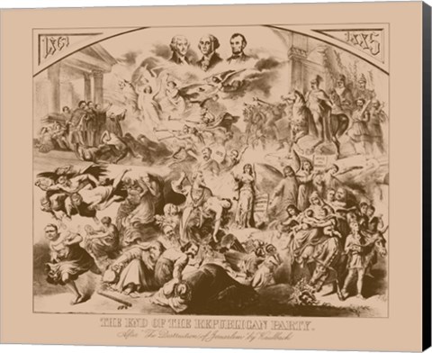 Framed End of the Republican Party - Vintage Print