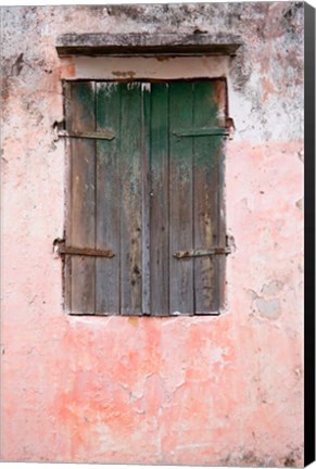 Framed Exterior of Building, St Pierre, Martinique, French Antilles, West Indies Print