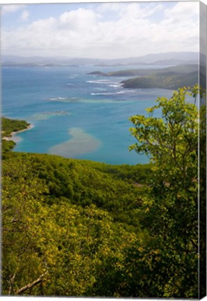 Framed MARTINIQUE, West Indies, Baie du Tresor Print