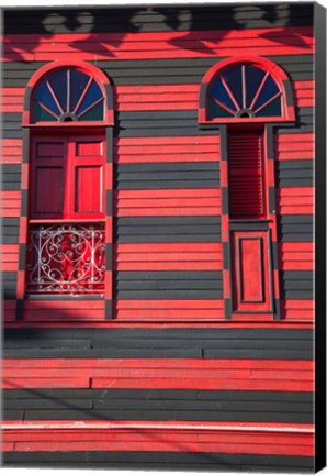 Framed Puerto Rico, Plaza Las Delicias, firehouse museum Print