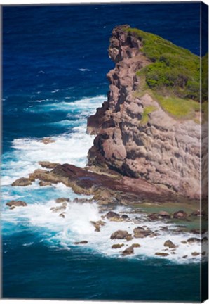 Framed Rabbit Island, Caravelle Peninsula, Reserve Naturelle De La Caravelle, Martinique Print