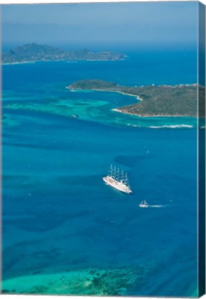 Framed Tobago Cays, St Vincent and the Grenadines Print