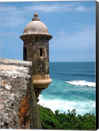 Framed Puerto Rico, San Juan, Fort San Felipe del Morro Print