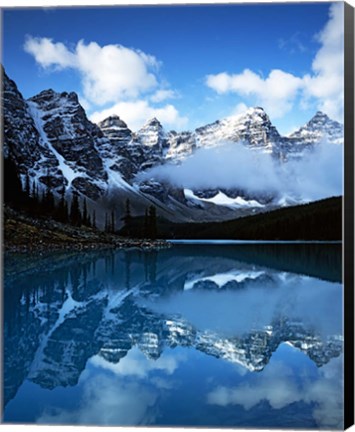 Framed Valley of Ten Peaks, Lake Moraine, Banff National Park, Alberta, Canada Print