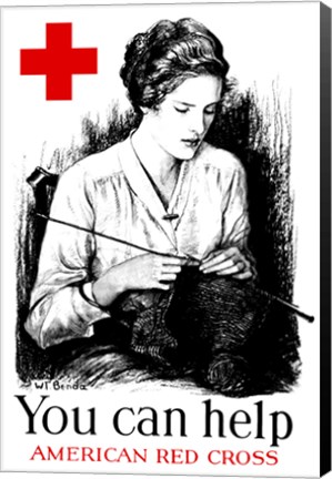 Framed You Can Help - American Red Cross Print