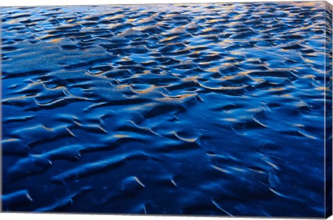 Framed Waves patterns, Waterton Lakes National Park, Alberta Print