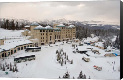 Framed Farimont Chateau, Lake Louise, Alberta, Canada Print