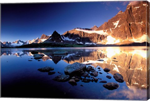 Framed Ramparts, Tanquin Valley, Jasper National Park, Alberta, Canada Print