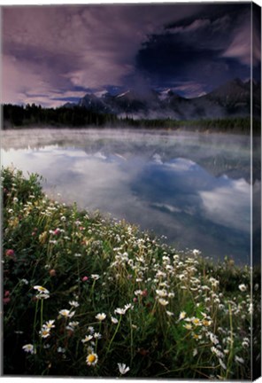 Framed Alberta, Banff National Park Lake Maligne Print