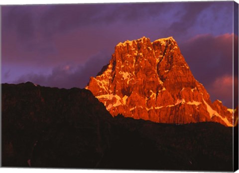 Framed Early Light in Jasper National Park, Alberta, Canada Print