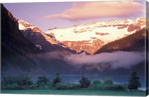 Framed Lake Louise Morning, Banff National Park, Alberta, Canada Print