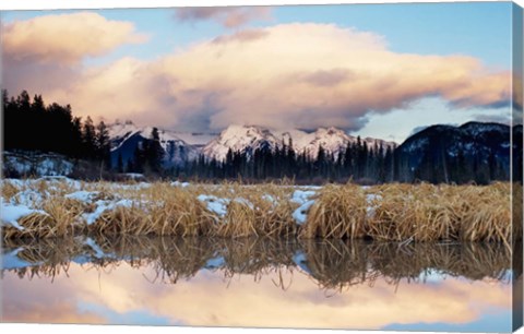 Framed Vermillion Lake, Banff National Park, Alberta Print