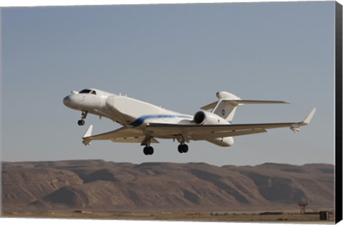 Framed Gulfstream Nachshon-Eitam of the Israeli Air Force taking off Print