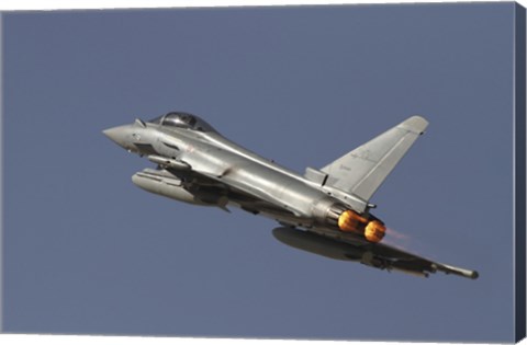 Framed Eurofighter Typhoon of the italian air force Print