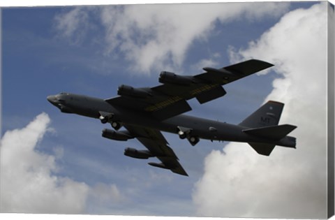 Framed B-52 Stratofortress heavy bomber of the US Air Force Print