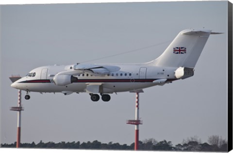 Framed British Aerospace 146 Jet of the Royal Air Force Print