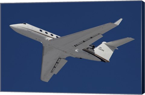 Framed C-20 Gulfstream Jet in Flight Over Germany Print