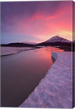 Framed British Columbia, Alsek River Valley, Alsek River Print