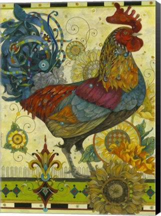 Framed Rooster Print