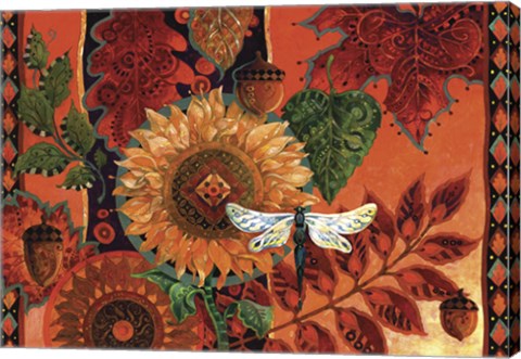 Framed As fall nips the air Print