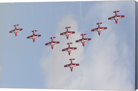 Framed Snowbirds 431 Air Demonstration Print