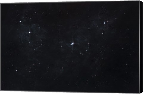 Framed Cluster of Stars in Outer Space Print