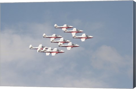 Framed Snowbirds 431 Air Demonstration Squadron of the Royal Canadian Air Force Print