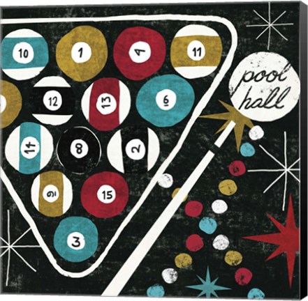 Framed Vegas - Pool Hall Print