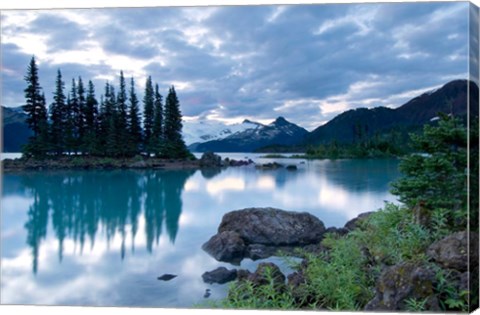 Framed Battleship Islands, Garibaldi Lake, British Columbia Print