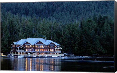 Framed King Pacifci Lodge, British Columbia, Canda Print