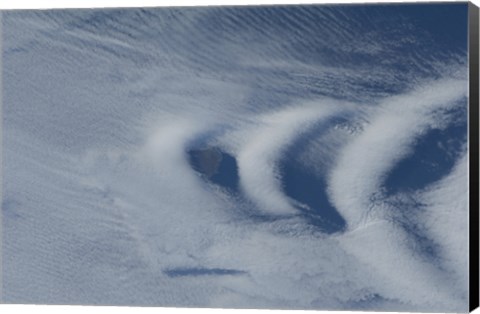 Framed Wave clouds Near Ile Aux Cochons Print