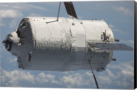 Framed Edoardo Amaldi Automated Transfer Vehicle-3 resupply Spacecraft Print